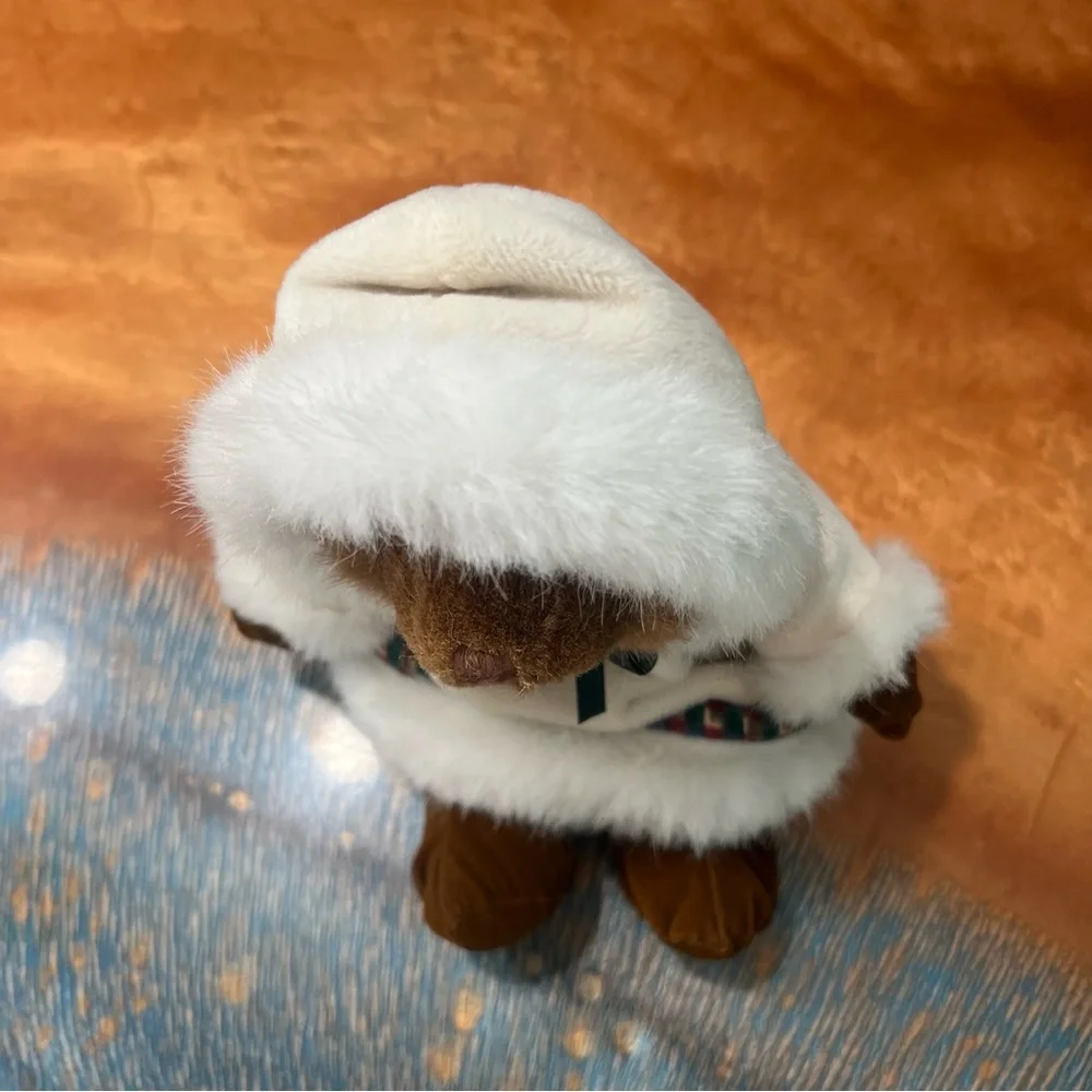 Russ Berrie Mittens Eskimo Brown Bear in Parka